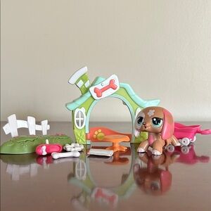 Littlest Pet Shop 2163 Walking Dog, complete set, Hasbro 2011